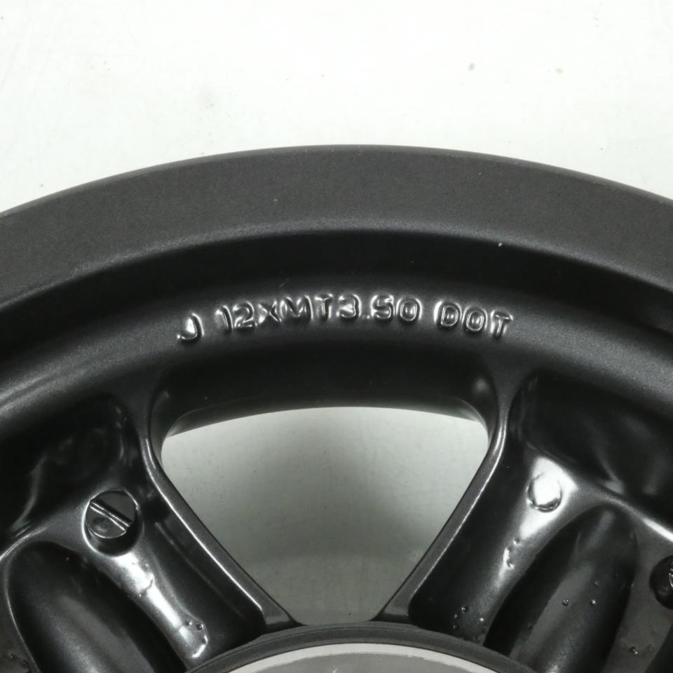 Jante AR 12x3.50 pour scooter Yamaha 125 Majesty 2007 à 2009 5D8-F5338 Noir