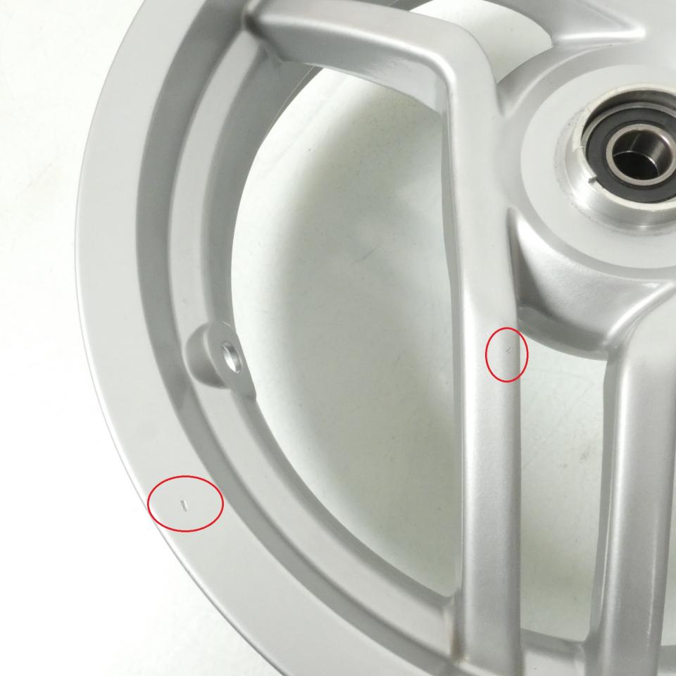 Jante AV MT12x3.0 pour scooter Peugeot 50 Ludix 12P 2005-15 769684B2 Gris