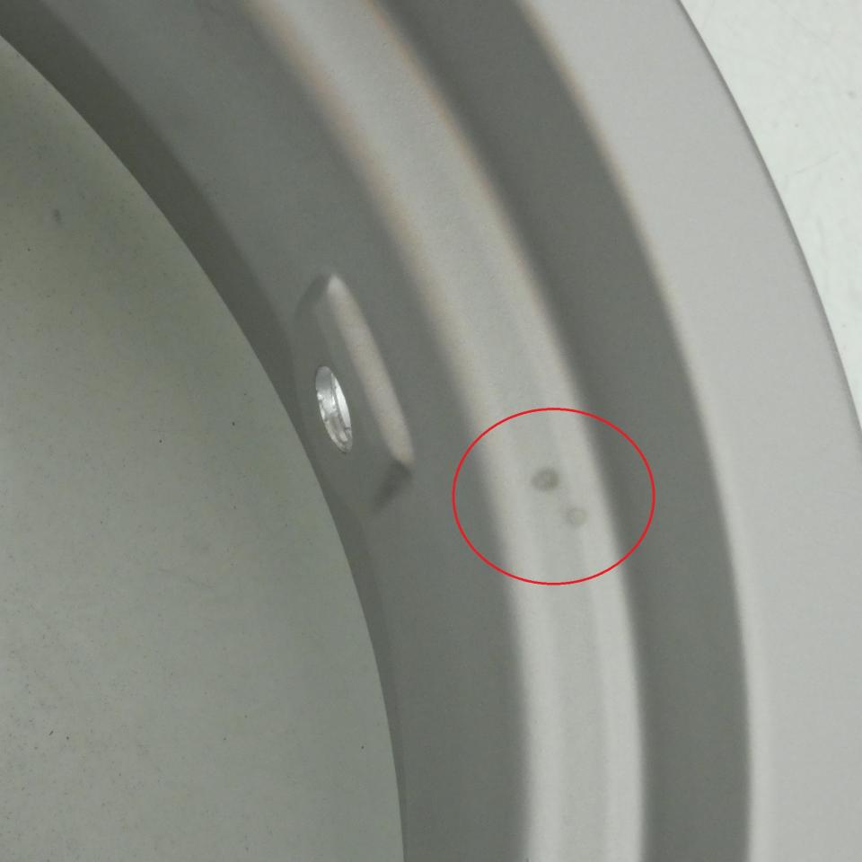 Jante AV MT12x3.0 pour scooter Peugeot 50 Ludix 12P 2005-15 769684B2 Gris