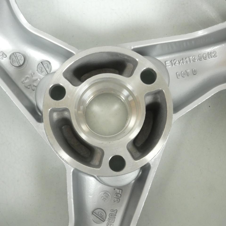 Jante AV ou AR pour scooter Peugeot 50 Speedfight 2 2000-08 761844B2 3.5x12 Gris