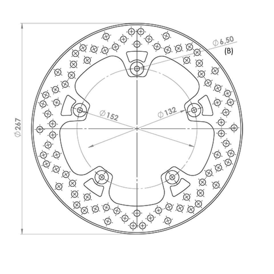 Durite de frein avant NG Brakes pour Scooter Yamaha 125 YP X-MAX 2014 à 2017 Neuf