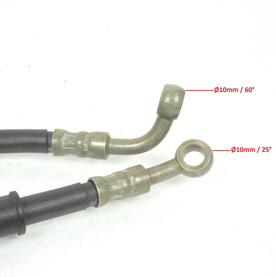 Kit Durite frein AV Grimeca pour scooter Peugeot 50 Zenith 730874 25° 60° Neuf