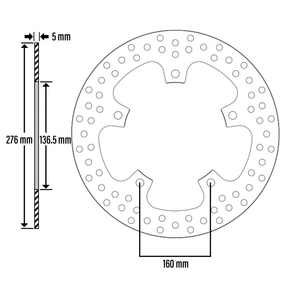 Durite de frein arrière Newfren pour BMW 1250 R RT SPORT Après 2019 Neuf