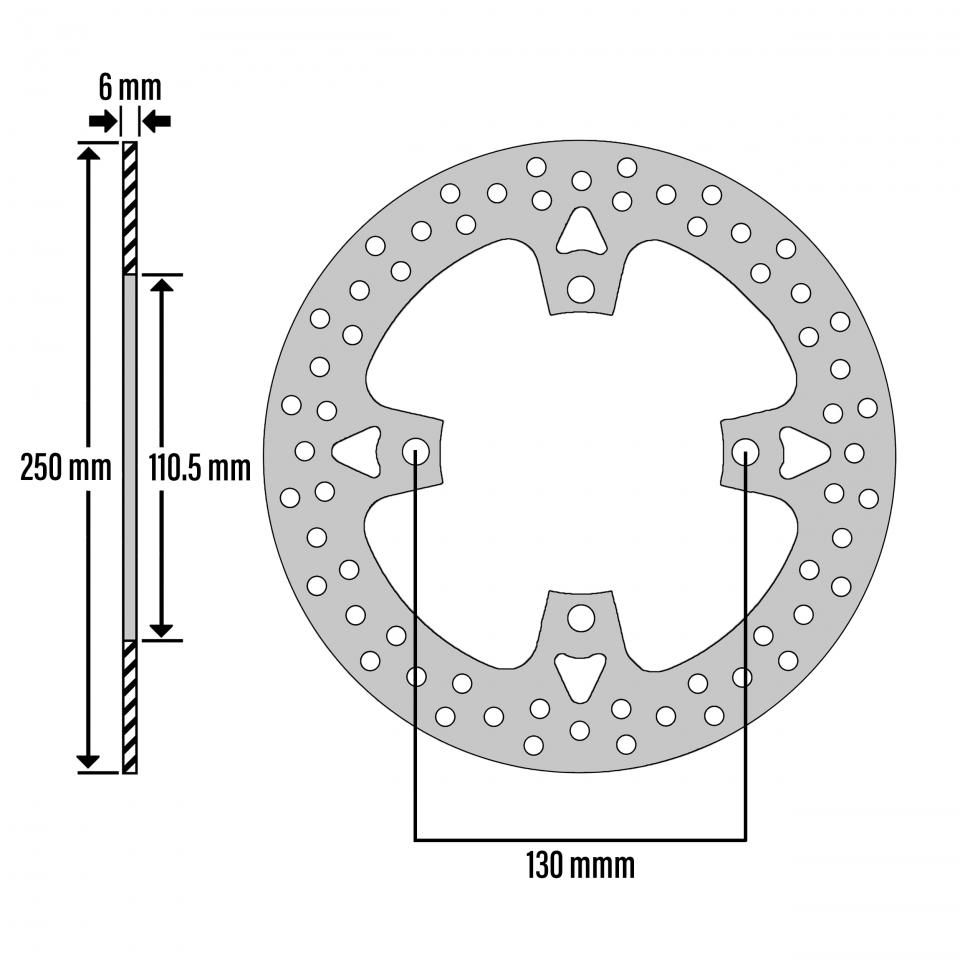 Durite de frein arrière Newfren pour Moto Kawasaki 1000 Klz Versys 2012 à 2018 Neuf