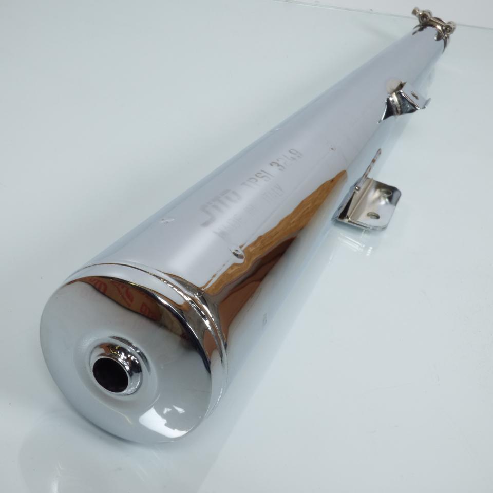 Silencieux d échappement SITO pour Moto Yamaha 500 SR 1978 à 1996 1243 / homologué chromé Neuf