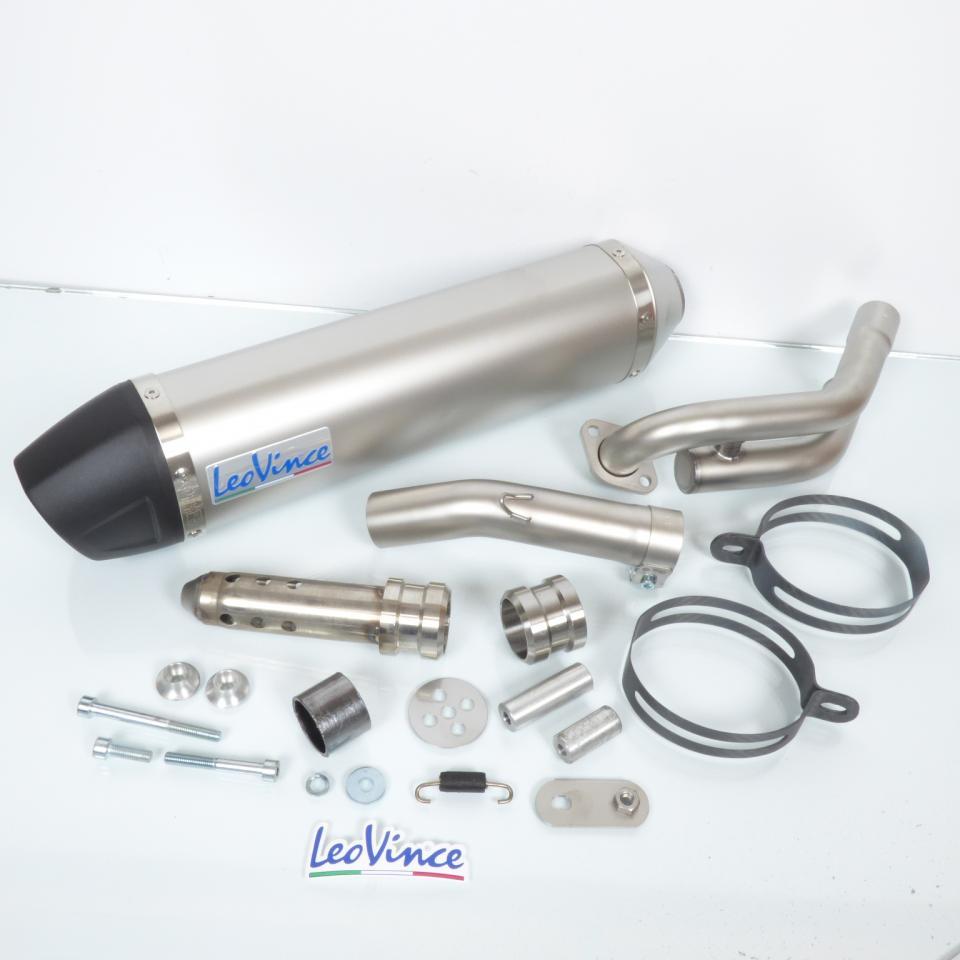 Silencieux d échappement Leovince pour Scooter Gilera 200 Runner VXR 2006 à 2008 8541 / LV ONE EVO acier inox Neuf
