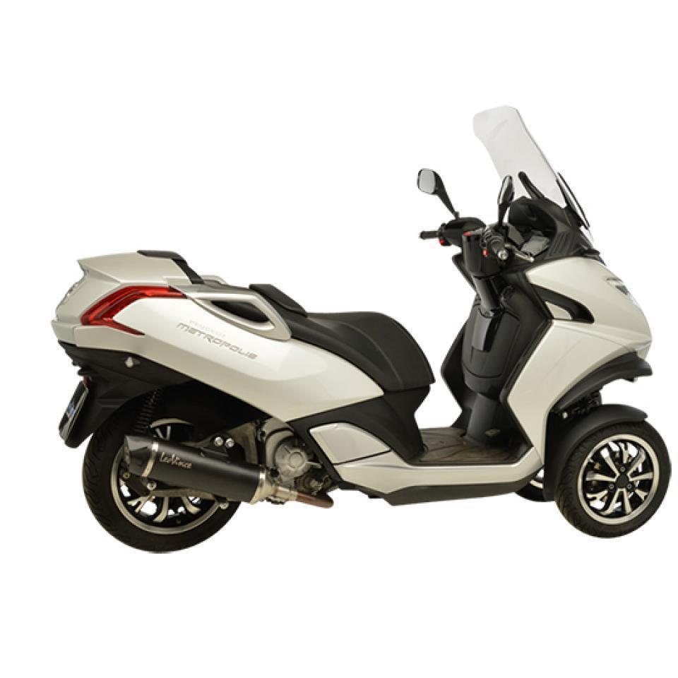 Silencieux d échappement Leovince pour Scooter Peugeot 400 Metropolis I 2013 à 2016 Nero Inox 14019 homologué Neuf