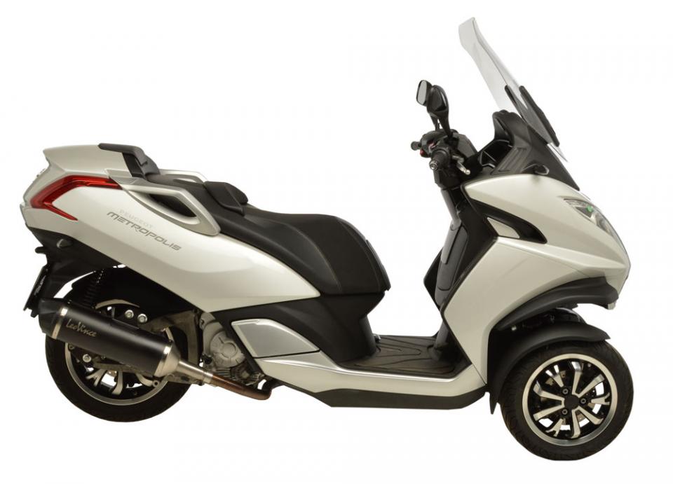 Silencieux d échappement Leovince pour Scooter Peugeot 400 Metropolis 2013 à 2016 14019 Neuf