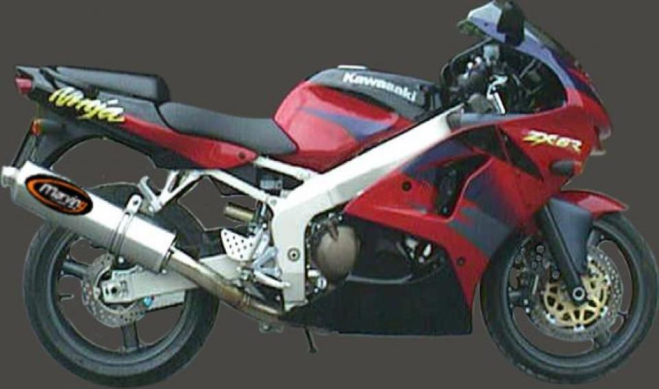 Silencieux d échappement Marving pour Moto Kawasaki 600 Zx-6 R Ninja 1998 à 2001 Neuf