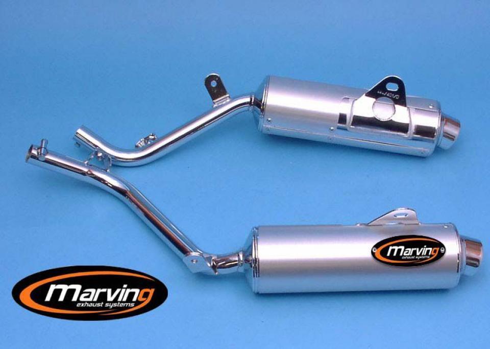 Silencieux d échappement Marving pour Moto Honda 650 Nx Dominator 1988 à 1994 Neuf