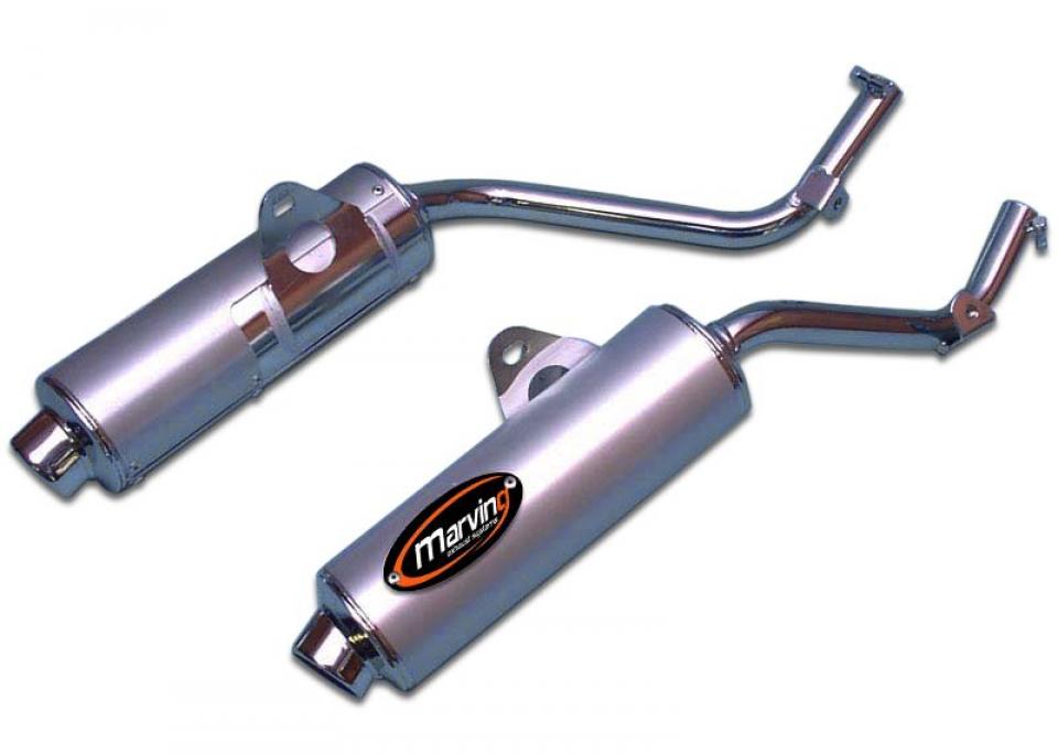 Silencieux d échappement Marving pour Moto Honda 650 Nx Dominator 1995 à 2002 Neuf