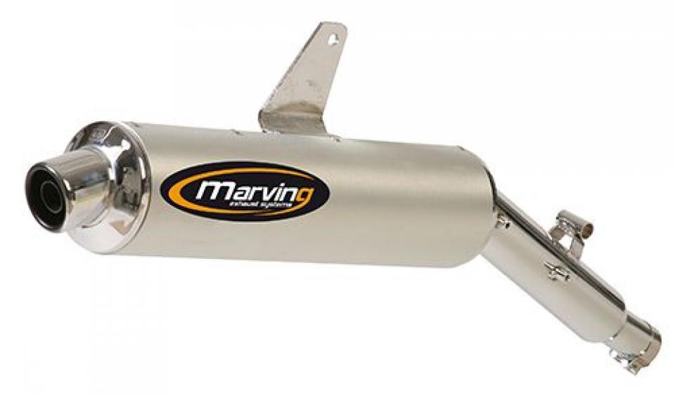 Silencieux d échappement Marving pour Moto Kawasaki 650 KLR Tengai 1989 à 1992 Neuf