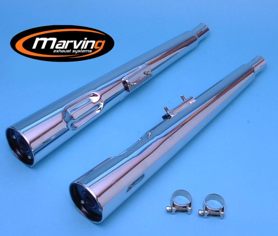 Silencieux d échappement Marving pour Moto Suzuki 400 Gsx F 1981 à 1983 Neuf