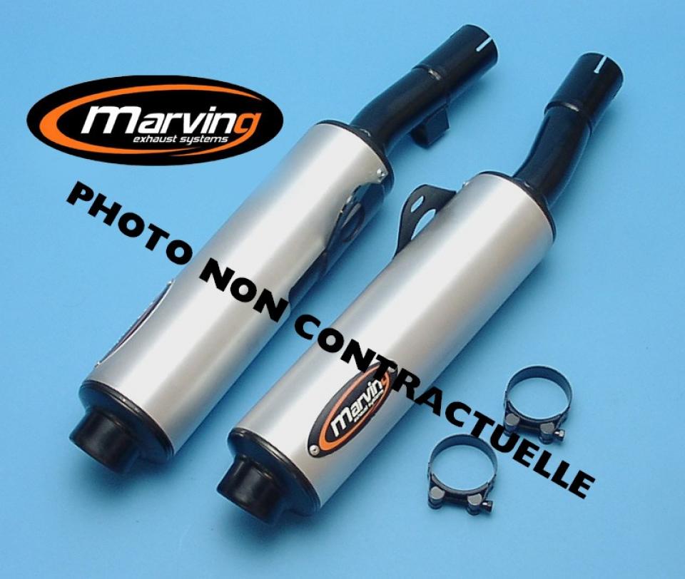 Silencieux d échappement Marving pour Moto Suzuki 1100 Gsx F 1989 à 1996 Neuf