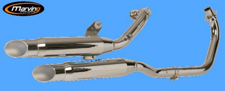 Silencieux d échappement Marving pour Moto Suzuki 600 Vs Gl Intruder 1994 à 1999 Neuf
