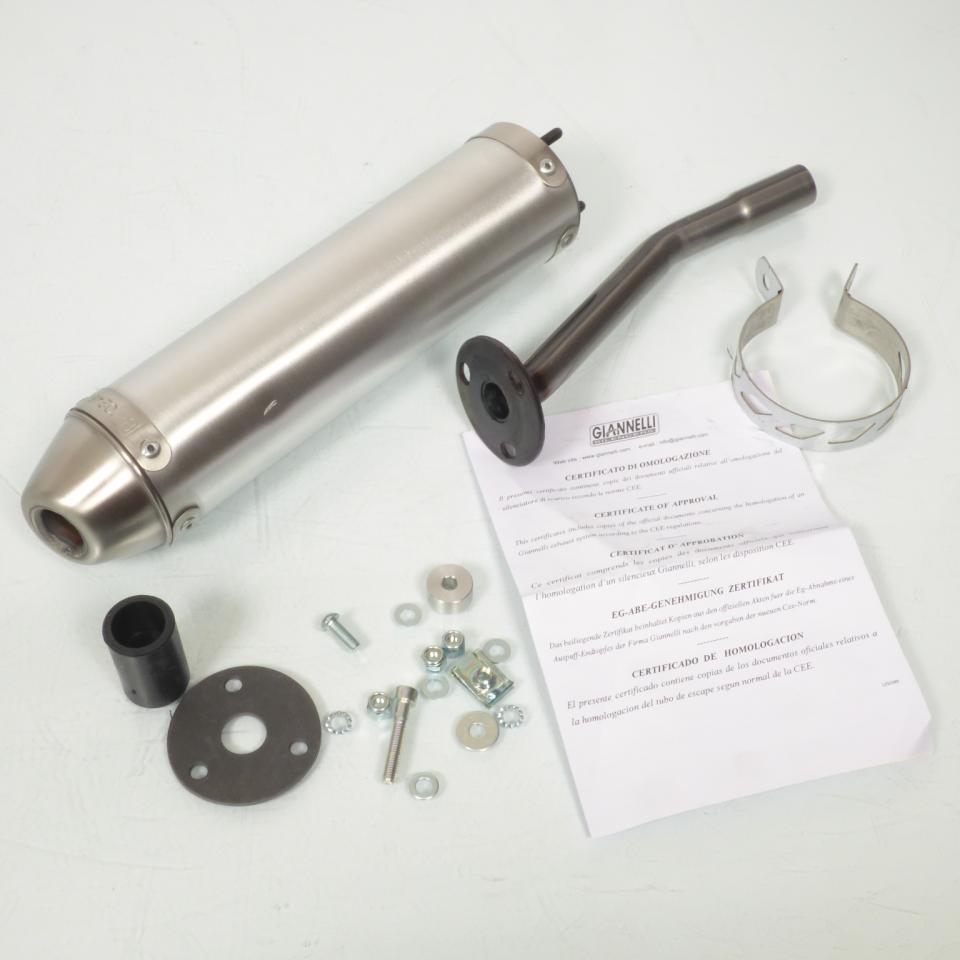 Silencieux d échappement GIANNELLI pour Moto HM 50 CRM Derapage 2001 à 2002 Neuf