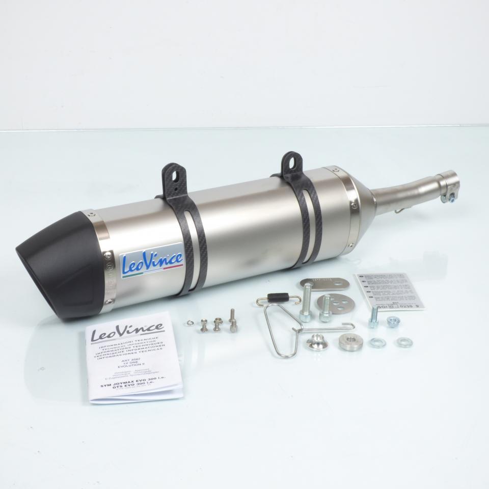 Silencieux d échappement Leovince pour Scooter Sym 300 JOYMAX EVO I LM23 / 8562 Neuf