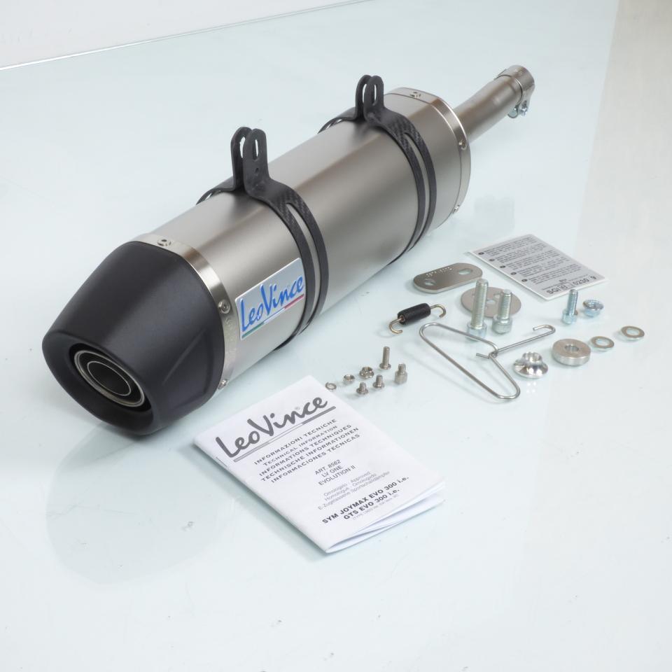 Silencieux d échappement Leovince pour Scooter Sym 300 JOYMAX EVO I LM23 / 8562 Neuf