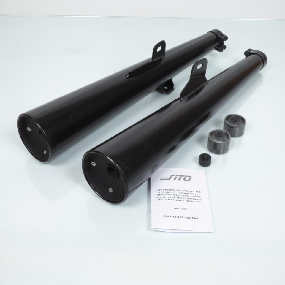 Silencieux d échappement SITO pour Moto Suzuki 400 GSX FWS 1292 Neuf