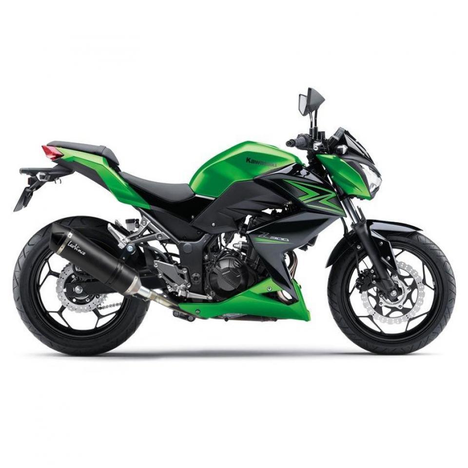 Silencieux pot échappement carbone Leovince pour moto Kawasaki Ninja 300 Ie 2013-2016