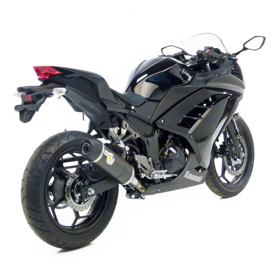 Silencieux échappement carbone Leovince pour moto Kawasaki Ninja 300 Abs Ie 2013-2016