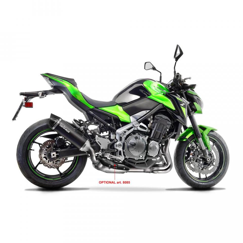 Silencieux d échappement Leovince pour Moto Kawasaki 900 Z Abs A2 Euro4 2017 à 2019 Neuf