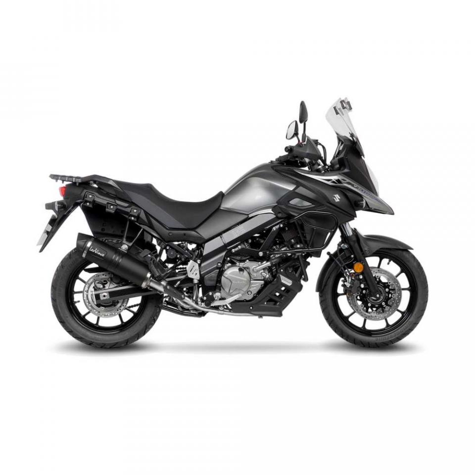 Silencieux d échappement Leovince pour Moto Suzuki 650 Dl V-Strom Xt Abs 2017 à 2023 14377EBK Neuf