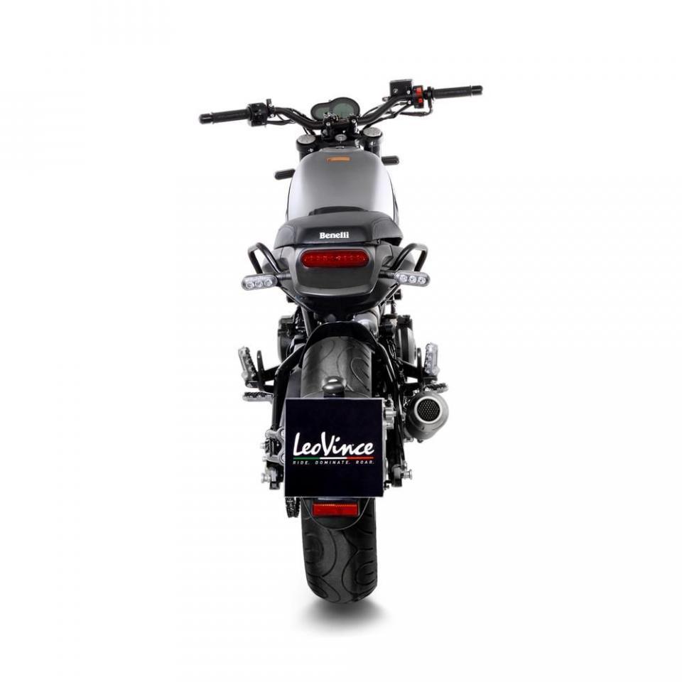 Silencieux d échappement Leovince pour Moto Benelli 500 Leoncino 2018 à 2022 15226B Neuf