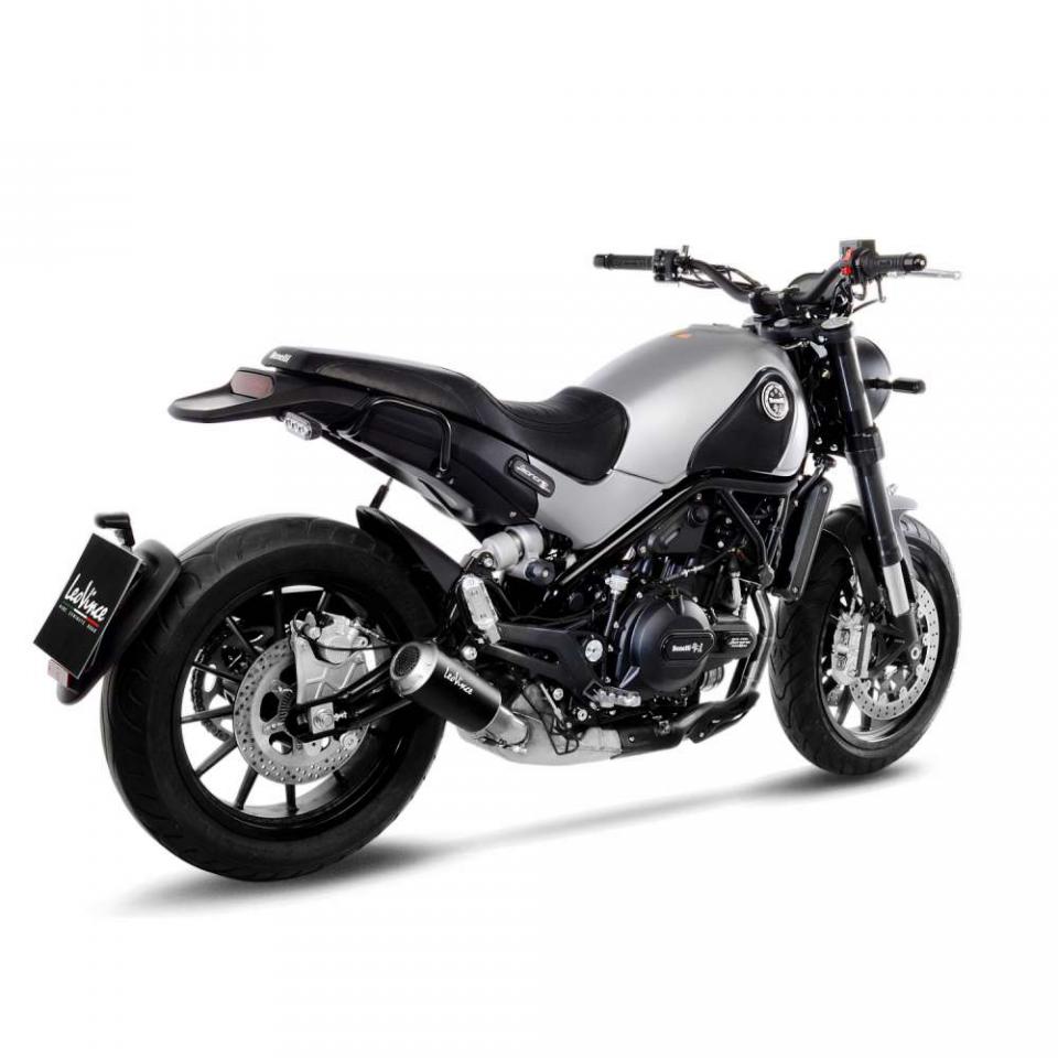 Silencieux d échappement Leovince pour Moto Benelli 500 Leoncino 2018 à 2022 15226B Neuf