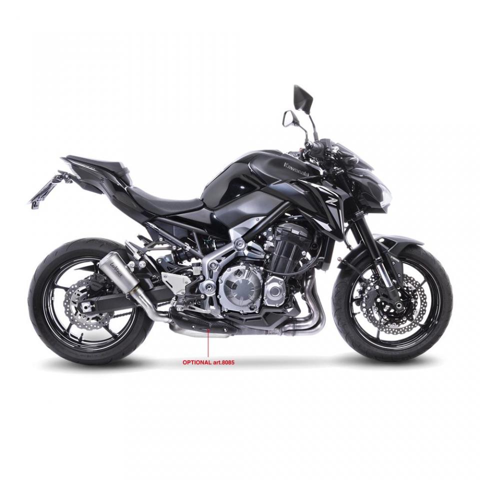 Silencieux d échappement Leovince pour Moto Kawasaki 900 Z Abs A2 Euro4 2017 à 2024 15204T Neuf