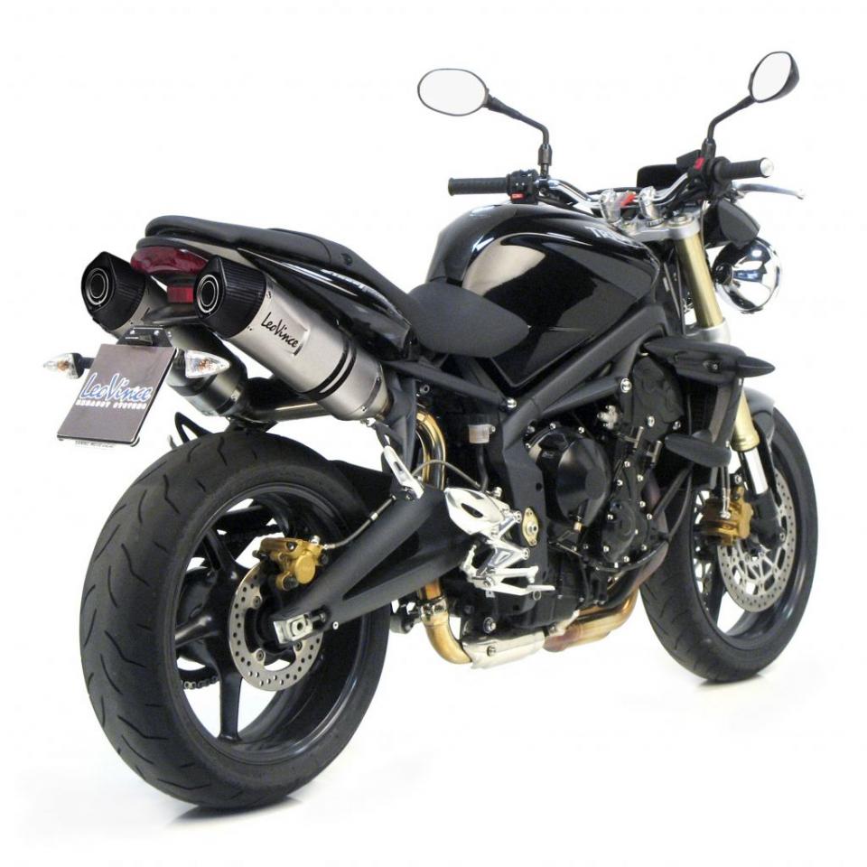 Silencieux d échappement Leovince pour Moto Triumph 675 Street Triple Abs 2007 à 2012 8567E Neuf