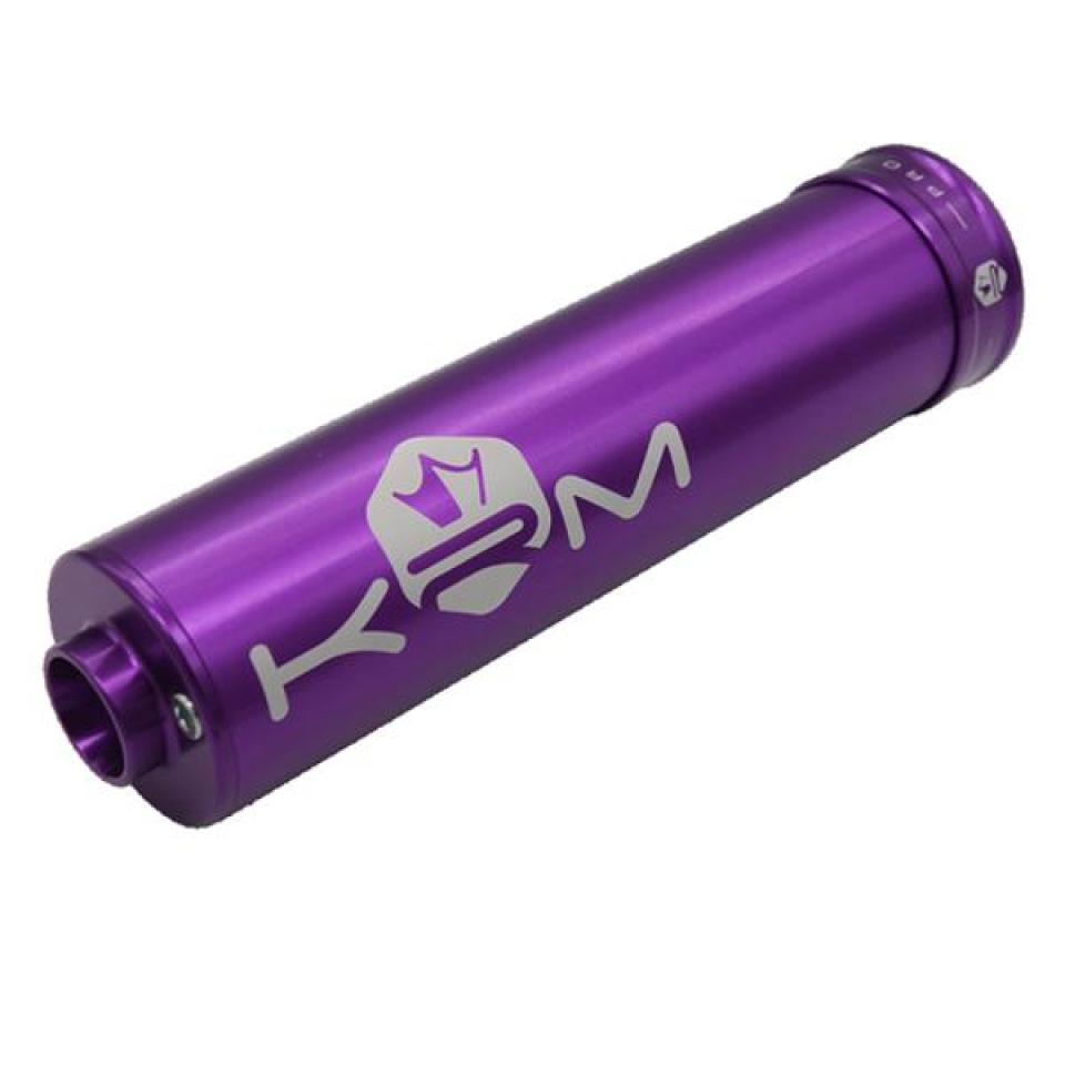 Silencieux cartouche de pot d'échappement KRM alu Full Violet pour moto 50/70cc