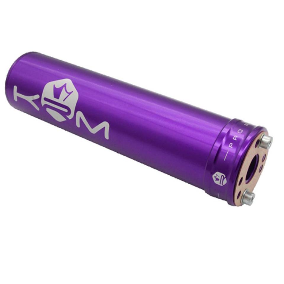 Silencieux cartouche de pot d'échappement KRM alu Full Violet pour moto 50/70cc