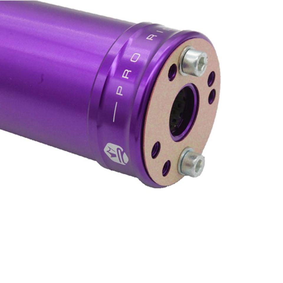 Silencieux cartouche de pot d'échappement KRM alu Full Violet pour moto 50/70cc