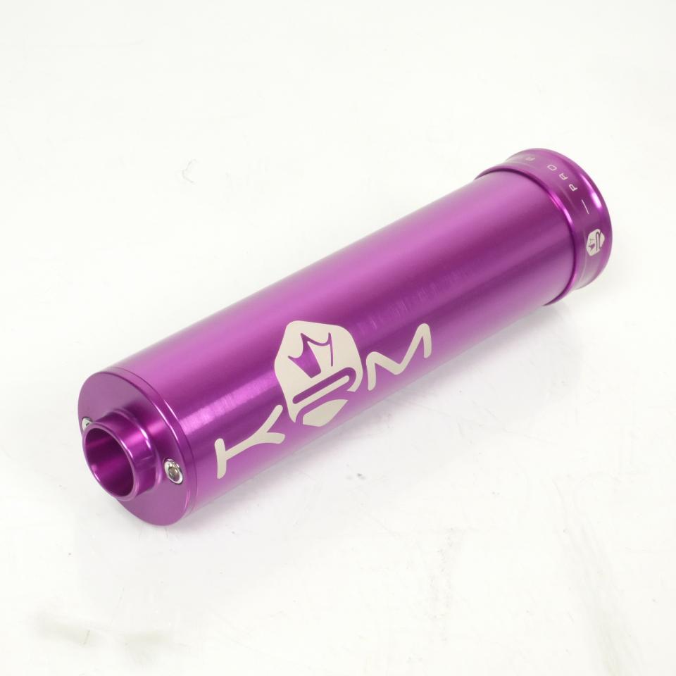 Silencieux cartouche de pot d'échappement KRM alu Full Violet pour moto 50/70cc