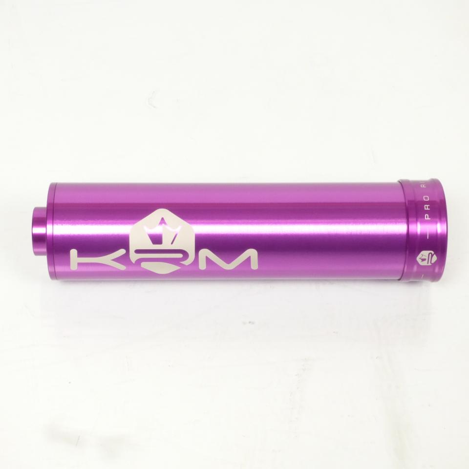 Silencieux cartouche de pot d'échappement KRM alu Full Violet pour moto 50/70cc