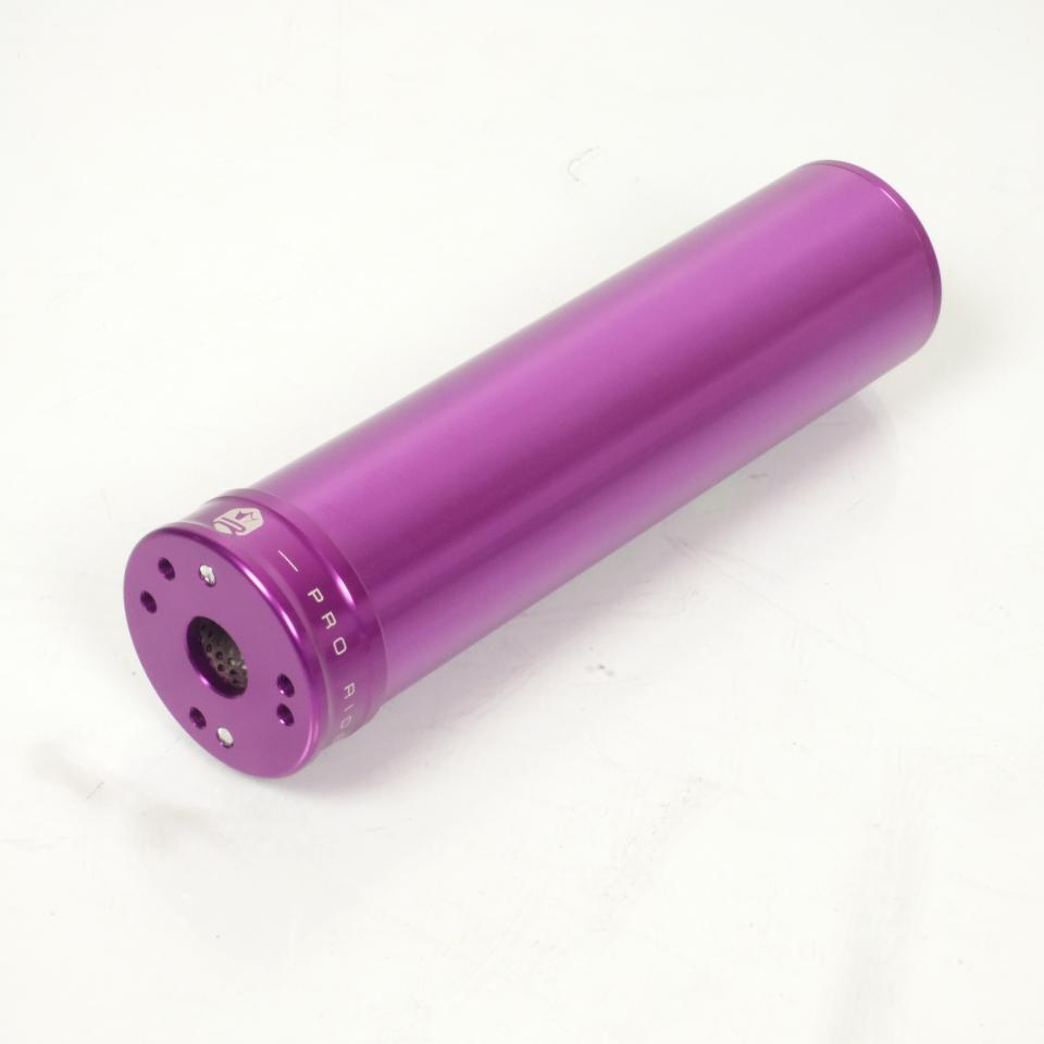 Silencieux cartouche de pot d'échappement KRM alu Full Violet pour moto 50/70cc