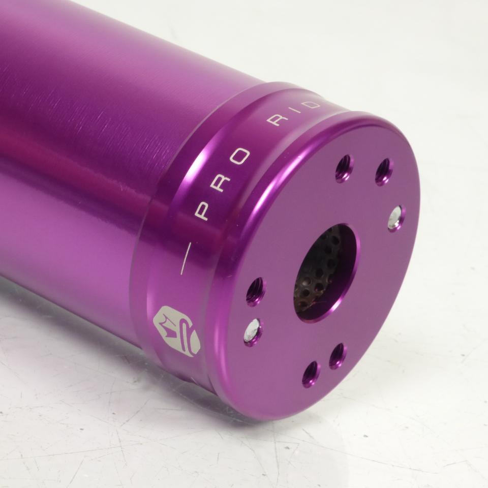 Silencieux cartouche de pot d'échappement KRM alu Full Violet pour moto 50/70cc