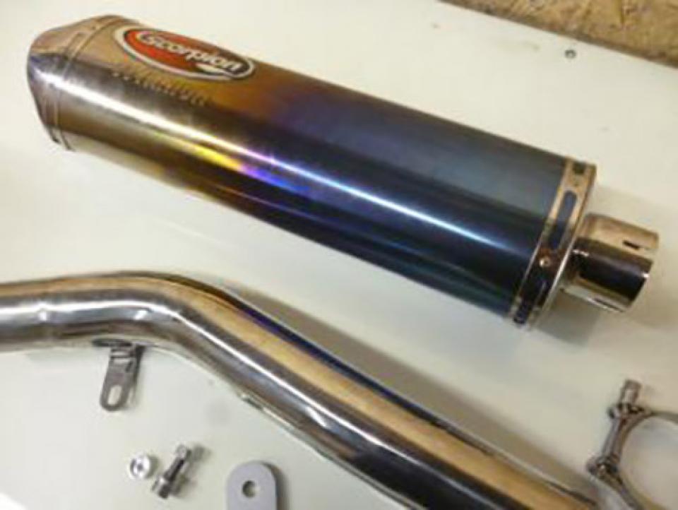 Silencieux d échappement Scorpion pour Moto Kawasaki 750 Z750 2007 à 2012 Neuf en destockage