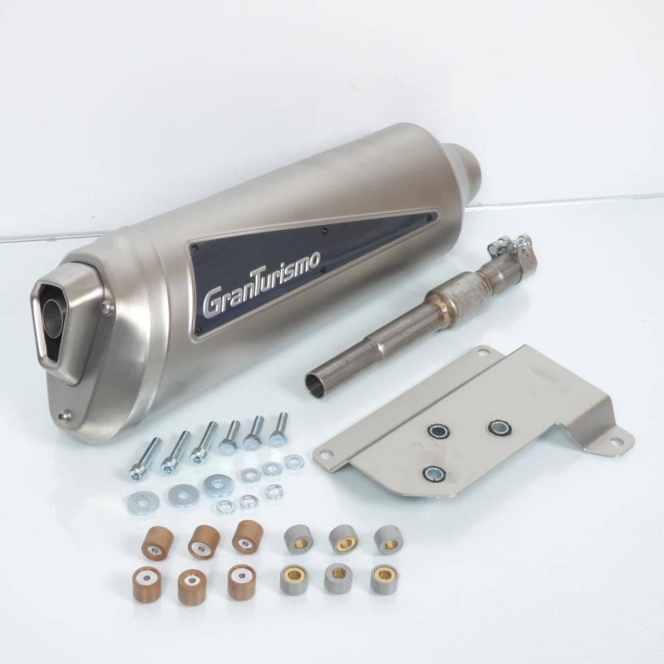 Silencieux Leovince Granturismo pour scooter Peugeot 125 Satelis 2006 à 2012