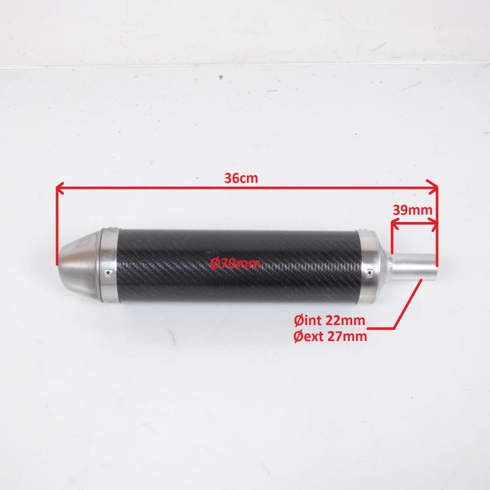 Silencieux d échappement GIANNELLI pour scooter 14052 / Ø22mm Neuf