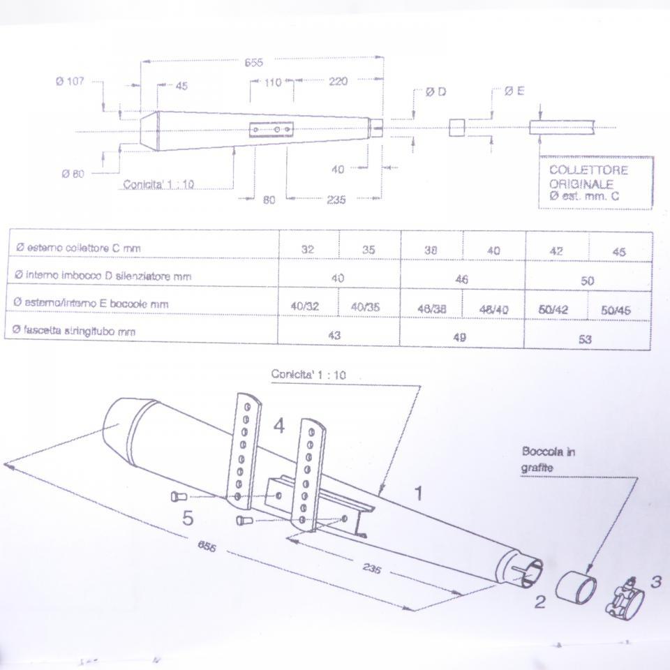 Silencieux d échappement SITO pour Auto 1209D42 Neuf