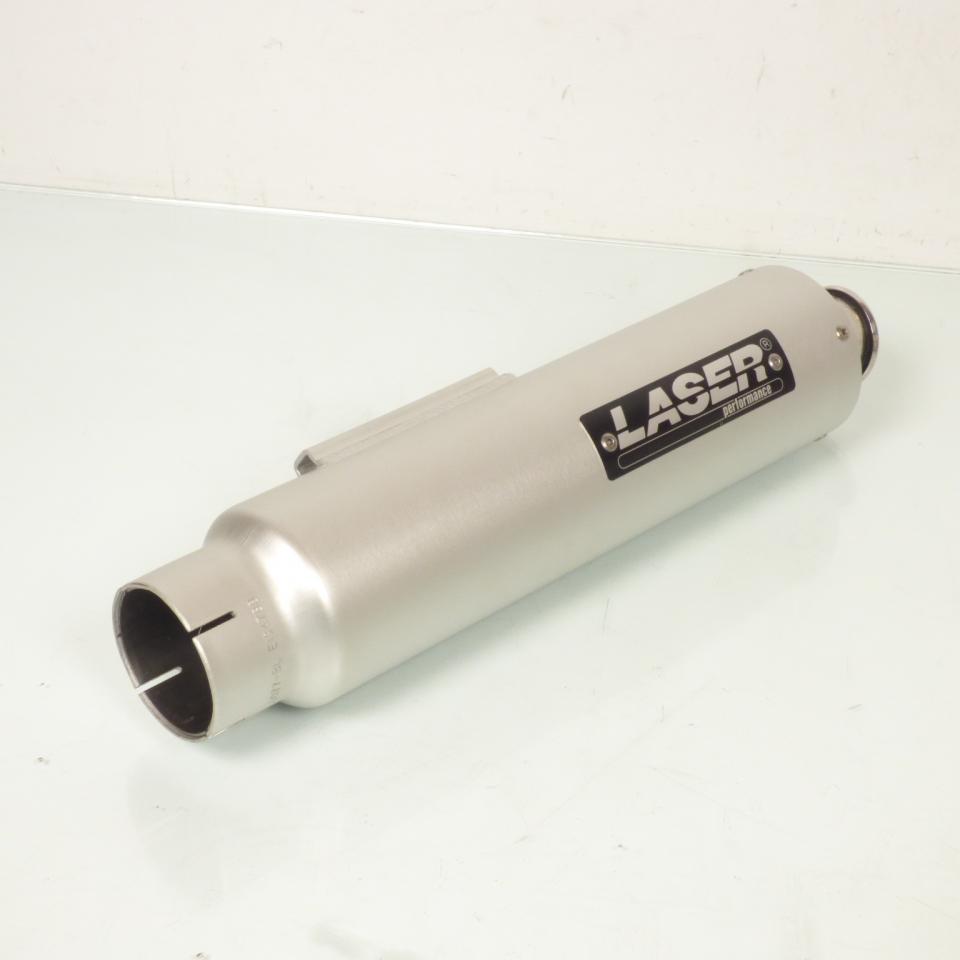 Silencieux de pot d'échappement Laser 31.5077-BL E13 4788 pour moto universel