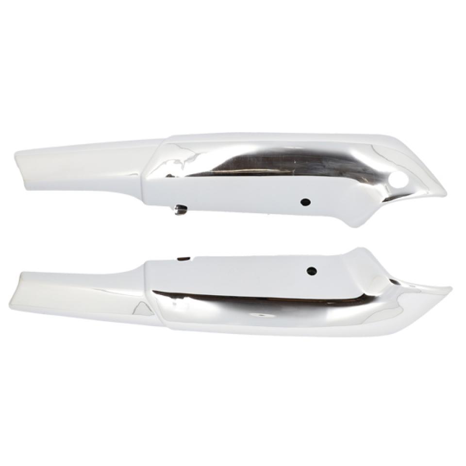 Caches latéraux chrome pour mobylette Peugeot 50 103 Vogue Neuf