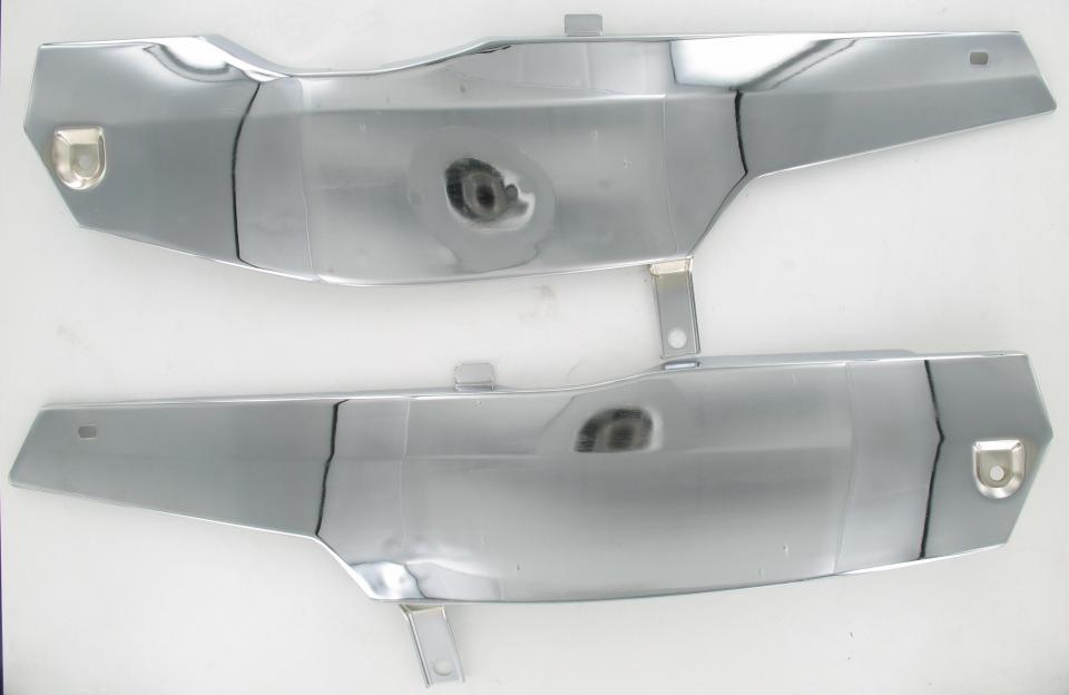 Caches latéraux chromé pour mobylette cyclo cyclomoteur MBK 51 Neuf