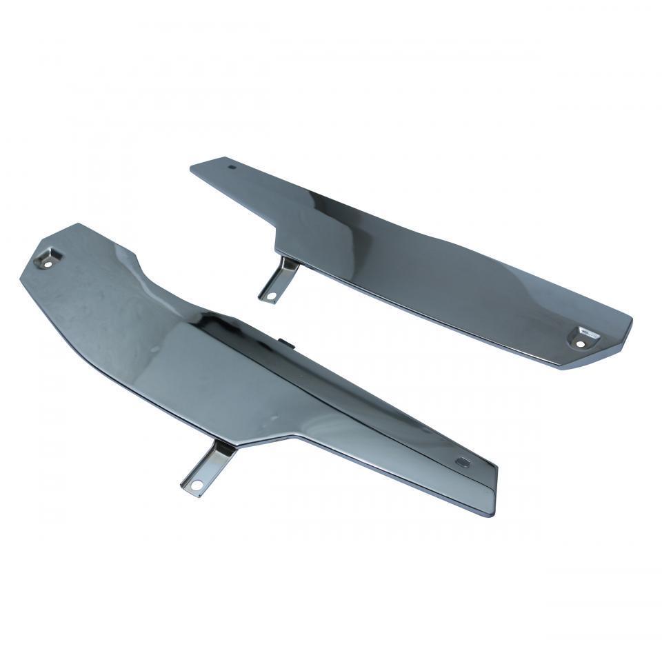 Caches latéraux chromé pour mobylette cyclo cyclomoteur MBK 51 Neuf