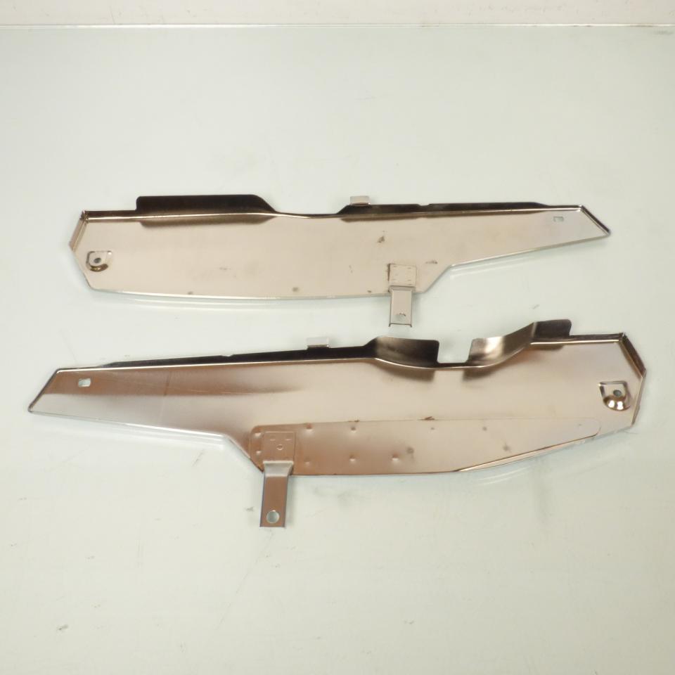 Paire de cache latéraux carter chromé pour mobylette MBK 51 cyclomoteur cyclo