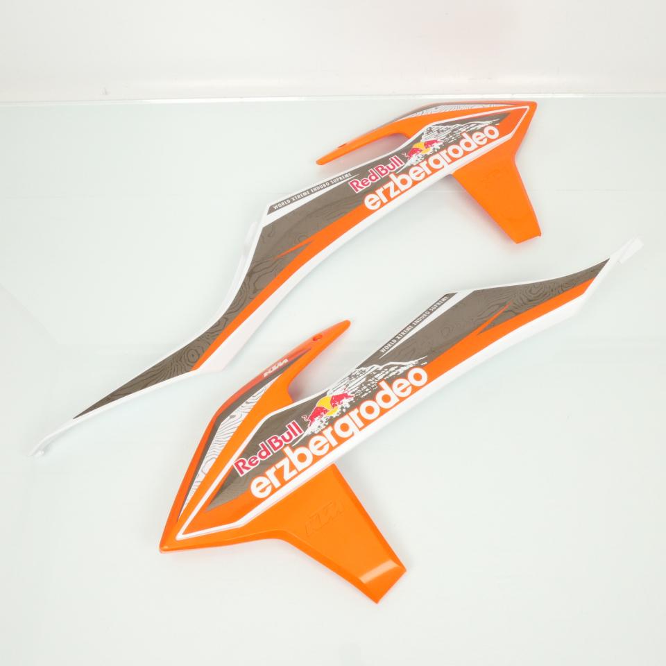 Caches latéraux origine pour moto KTM 300 EXC TPI ERZBERGRODEO 2020 Neuf