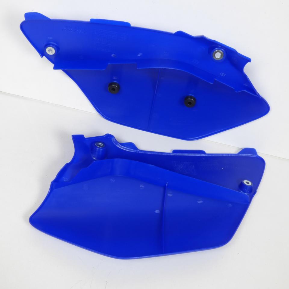 Plaques numéro latéral droite gauche bleu UFO pour moto Yamaha 125 WRZ 2002 à 2005