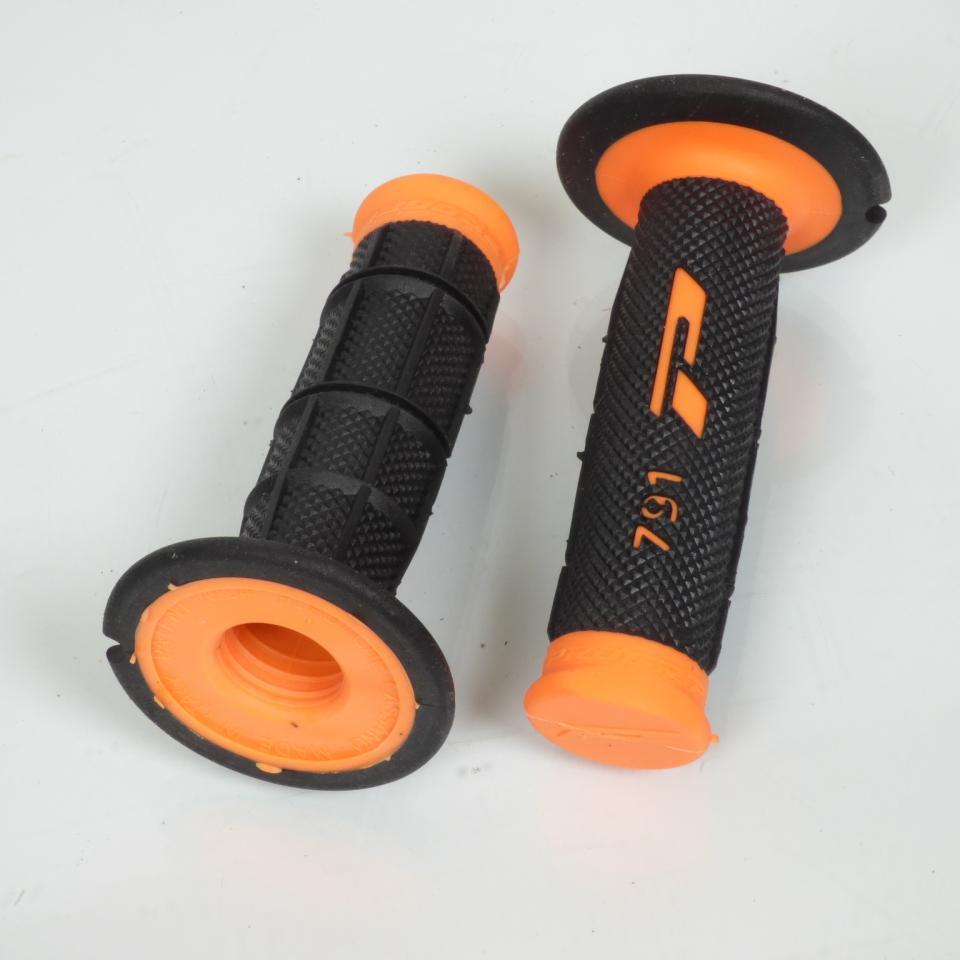 Poignée noir et orange Pro Grip 791 off road Neuf pour moto cross enduro TT